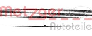 Furtun frana METZGER 4111637 – FORD | AutoRival