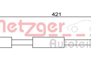 Furtun frana METZGER 4111814 – FORD | AutoRival