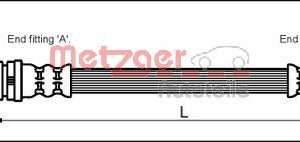 Furtun frana METZGER 4112507 – FORD | AutoRival