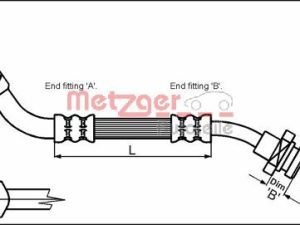 Furtun frana METZGER 4114723 – FORD | AutoRival