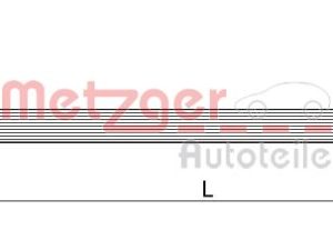 Furtun frana METZGER 4116223 – FORD | AutoRival