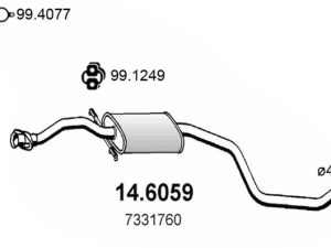 Toba esapamet intermediara ASSO 14.6059 – FORD | AutoRival