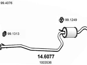 Toba esapamet intermediara ASSO 14.6077 – FORD | AutoRival