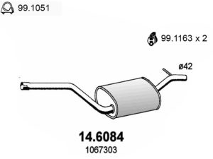 Toba esapamet intermediara ASSO 14.6084 – FORD | AutoRival
