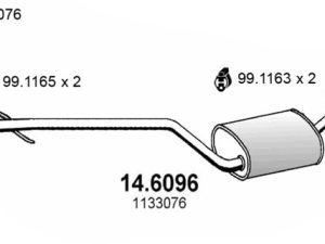 Toba esapamet intermediara ASSO 14.6096 – FORD | AutoRival