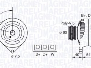 Alternator MAGNETI MARELLI 063341730010 – FORD | AutoRival