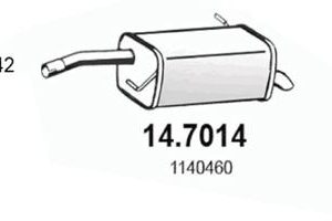 Toba esapament finala ASSO 14.7014 – FORD | AutoRival