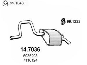 Toba esapament finala ASSO 14.7036 – FORD | AutoRival