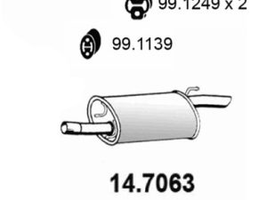 Toba esapament finala ASSO 14.7063 – FORD | AutoRival