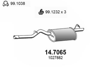 Toba esapament finala ASSO 14.7065 – FORD | AutoRival