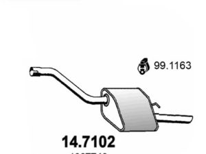 Toba esapament finala ASSO 14.7102 – FORD | AutoRival