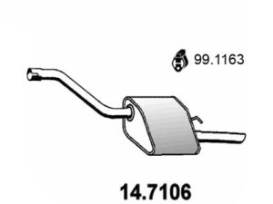 Toba esapament finala ASSO 14.7106 – FORD | AutoRival