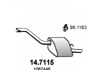 Toba esapament finala ASSO 14.7115 – FORD | AutoRival