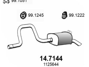 Toba esapament finala ASSO 14.7144 – FORD | AutoRival