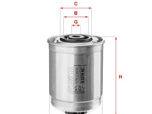 Filtru combustibil SOFIMA S 0319 NC – FORD | AutoRival