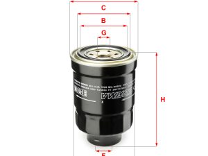 Filtru combustibil SOFIMA S 1410 NR – FORD | AutoRival