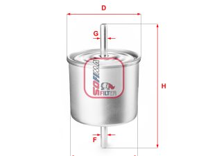 Filtru combustibil SOFIMA S 1514 B – FORD | AutoRival