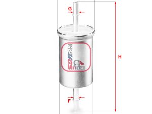Filtru combustibil SOFIMA S 1769 B – FORD | AutoRival