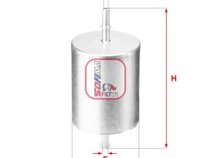 Filtru combustibil SOFIMA S 1817 B – FORD | AutoRival