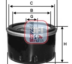 Filtru ulei SOFIMA S 2640 R – FORD | AutoRival