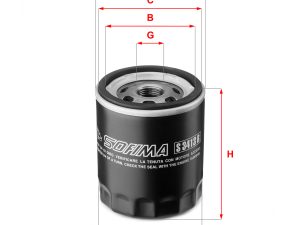 Filtru ulei SOFIMA S 3413 R – FORD | AutoRival