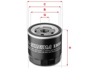 Filtru ulei SOFIMA S 3416 R – FORD | AutoRival