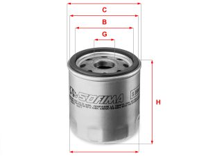 Filtru ulei SOFIMA S 3584 R – FORD | AutoRival