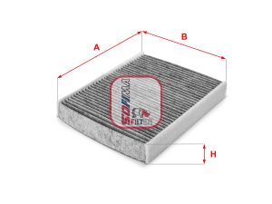 Filtru aer habitaclu SOFIMA S 4115 CA – FORD | AutoRival