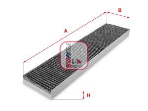 Filtru aer habitaclu SOFIMA S 4118 CA – FORD | AutoRival