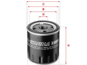 Filtru ulei SOFIMA S 5030 R – FORD | AutoRival