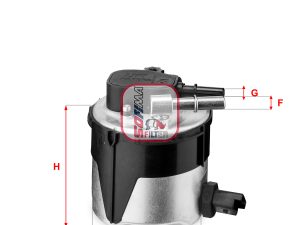 Filtru combustibil SOFIMA S 5170 GC – FORD | AutoRival