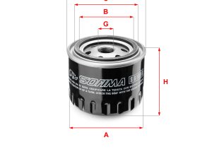 Filtru ulei SOFIMA S 6100 R – FORD | AutoRival