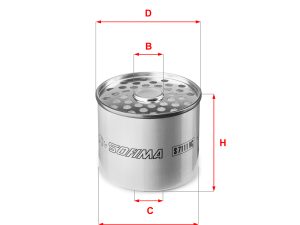Filtru combustibil SOFIMA S 7111 NC – FORD | AutoRival