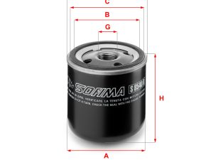 Filtru ulei SOFIMA S 8540 R – FORD | AutoRival