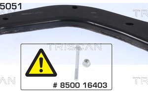Brat suspensie roata TRISCAN 8500 165051 – FORD | AutoRival