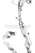 Furtun hidraulic sistem de directie TRISCAN 8516 16008 – FORD | AutoRival