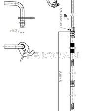 Furtun hidraulic sistem de directie TRISCAN 8516 16009 – FORD | AutoRival
