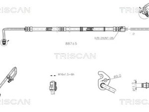 Furtun hidraulic sistem de directie TRISCAN 8516 16010 – FORD | AutoRival