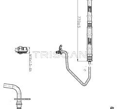 Furtun hidraulic sistem de directie TRISCAN 8516 16017 – FORD | AutoRival