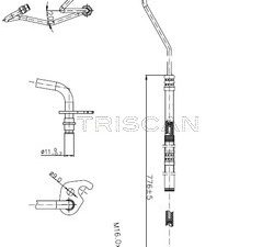 Furtun hidraulic sistem de directie TRISCAN 8516 16018 – FORD | AutoRival