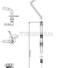 Furtun hidraulic sistem de directie TRISCAN 8516 16020 – FORD | AutoRival