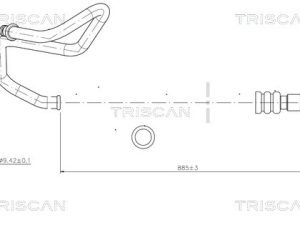 Furtun hidraulic sistem de directie TRISCAN 8516 16024 – FORD | AutoRival