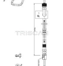 Furtun hidraulic sistem de directie TRISCAN 8516 16026 – FORD | AutoRival