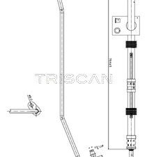 Furtun hidraulic sistem de directie TRISCAN 8516 16032 – FORD | AutoRival