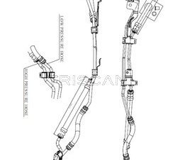 Furtun hidraulic sistem de directie TRISCAN 8516 16038 – FORD | AutoRival