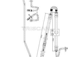 Furtun hidraulic sistem de directie TRISCAN 8516 16048 – FORD | AutoRival