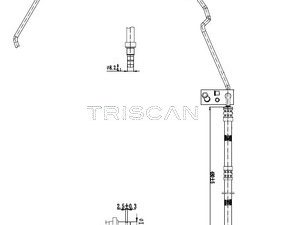 Furtun hidraulic sistem de directie TRISCAN 8516 16052 – FORD | AutoRival