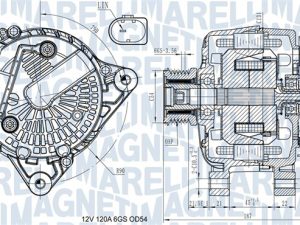 Alternator MAGNETI MARELLI 063731545910 – FORD | AutoRival