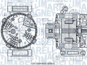 Alternator MAGNETI MARELLI 063731546110 – FORD | AutoRival
