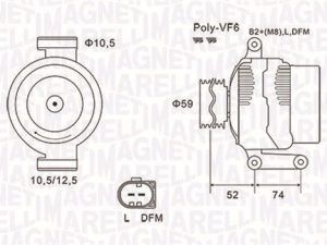 Alternator MAGNETI MARELLI 063731928010 – FORD | AutoRival